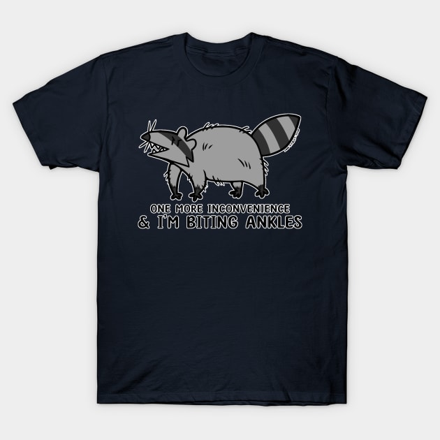 Ankle Biter - Raccon T-Shirt by MissOstrich